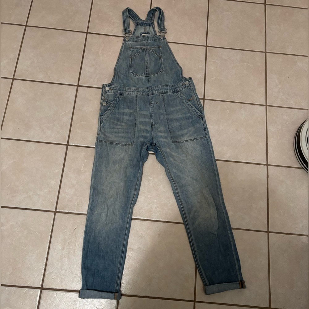 Gap Slouchy Denim Overalls